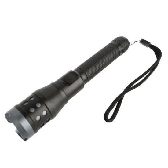 Porodo Slim Outdoor Flashlight High Intensity Light - Black